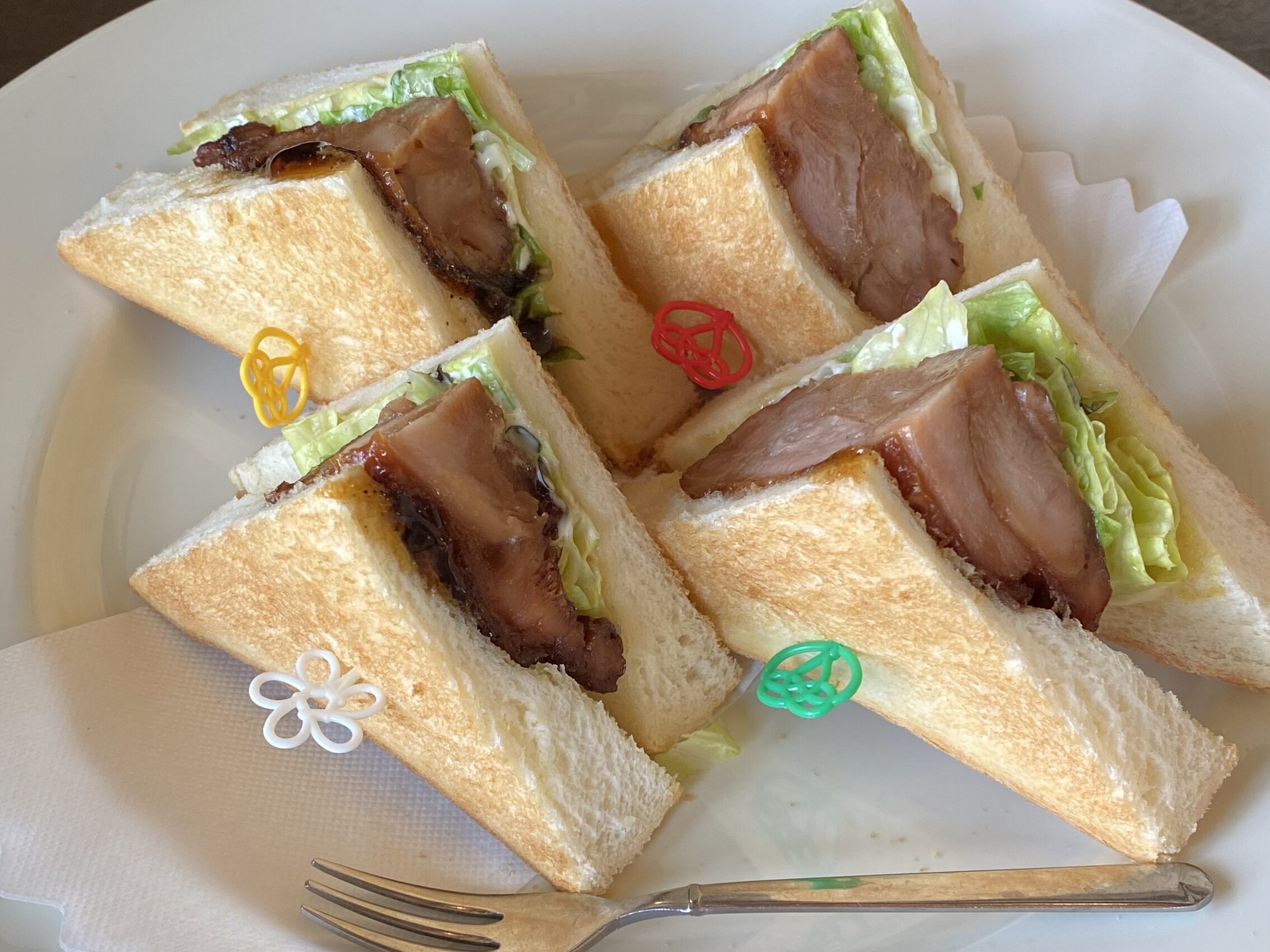 ほたる珈琲のサンドイッチ